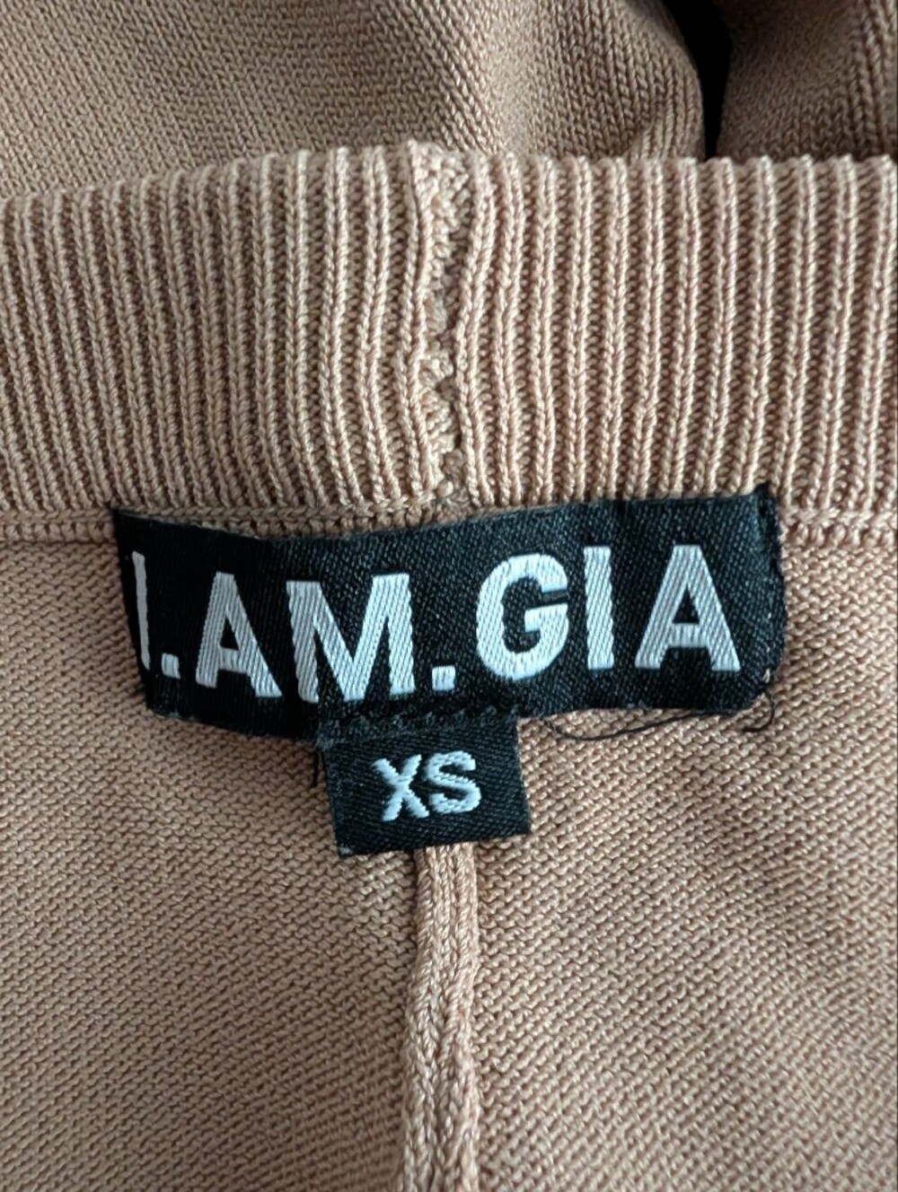 I.AM.GIA Women's Knit Drawstring Pants in Taupe - Picture 4 of 8